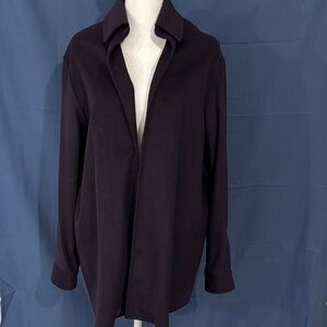EASTER sale 35% offNeiman Marcus Open-Front Trench Coat in Dark Plum